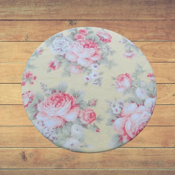 Kitchenaid Bowl Cover, Farm and Yellow With Roses Reversible Mixer Cover - Picture 3 of 6